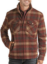 Outerwear Men’s Panhandle Wool Plaid Coat