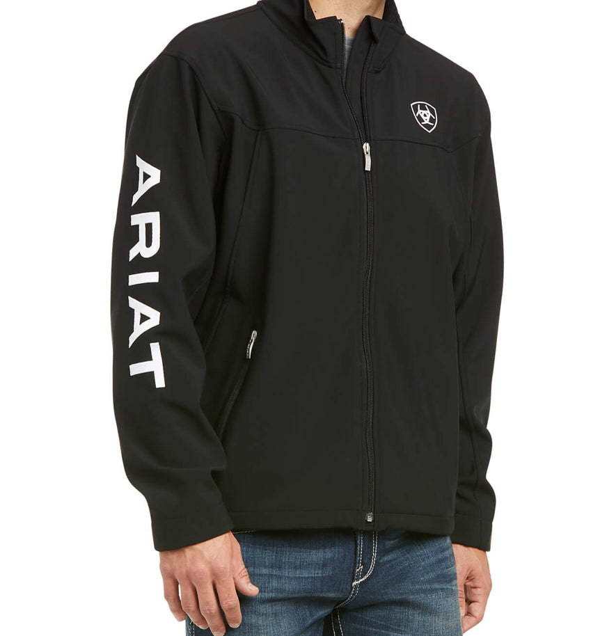 Outerwear Men’s Ariat Team Softshell Jacket Black 10019279