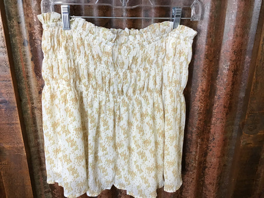 Dresses Women’s Floral Tier Mini Skirt Canary