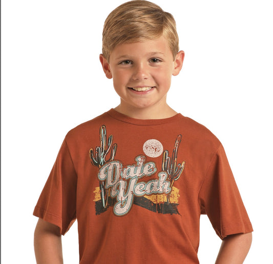 Shirts Kid’s T-Shirt Rust Dale Brisby Dale yeah P3T3368