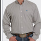 Shirts Men’s Cinch Long Sleeve Button Down MTW1105346 Khaki Teal Burgundy Print