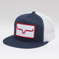 Ball Cap Kimes Banner Ventilated Navy/White