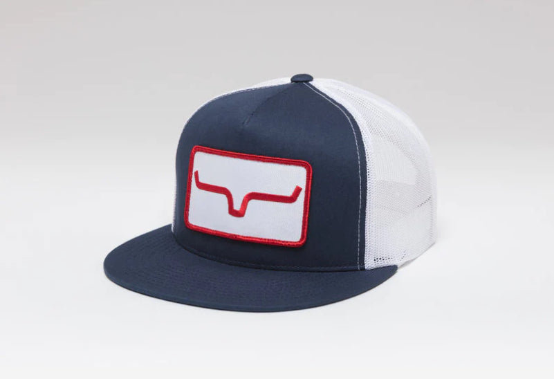 Ball Cap Kimes Banner Ventilated Navy/White