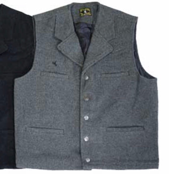 Outerwear Men’s Wyoming Traders wool grey Buckaroo vest