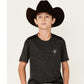 Shirts Boys Charger Ariat Tek 3Colors Charcoal Skyfall Blue & Cerulean Blue
