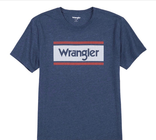 Shirts Men’s Wrangler Bars logo Tee Shirt 112315022