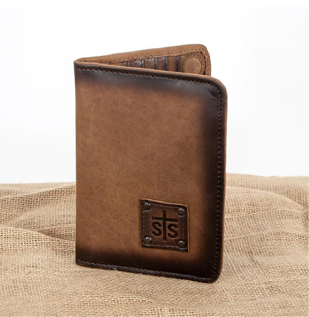 Wallet STS 34050 Brown Magnetic Wallet STS34050