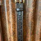 Belts Chocolate Brown Tooled California Poppy 1-1/2” Visalia Stock Saddle Co. Belt 113-CB