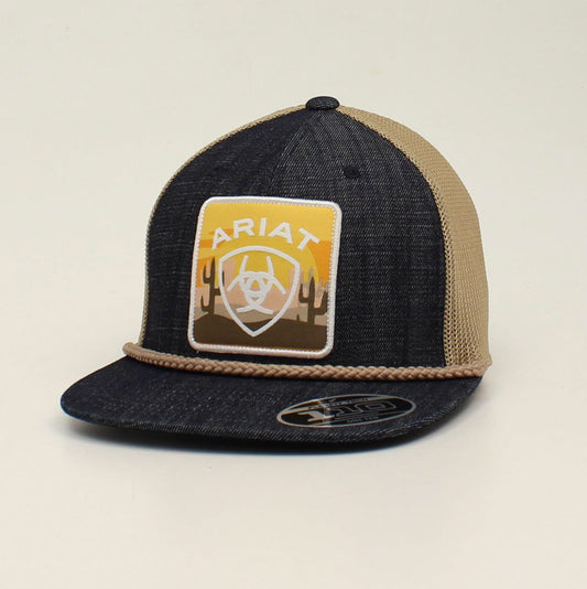 Hats Ariat Cactus Patch Ball Cap A300014420