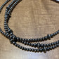 14” 4 mm Navajo pearl graduated necklace 110