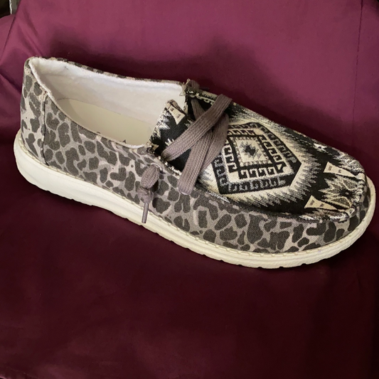 Shoes Women’s  Grey Leopard  GJSP0131-967