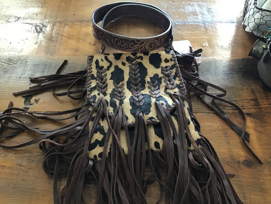 Purses Bags  Leopard Print Fringe