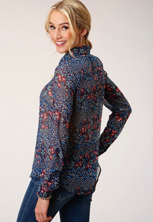 Shirts Women’s Roper Long Sleeve Floral 03-050-0590-3011