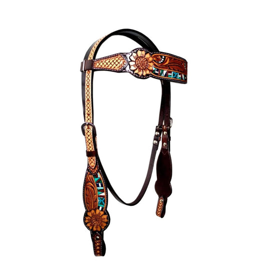 Tack American Darling Aztec Floral Head Stall ADPAR140-HS