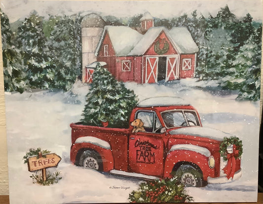 Giftware Snowy Christmas Wall Art MX185479