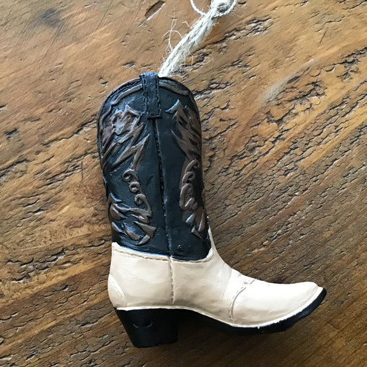 Christmas ornament cowboy boot 953662