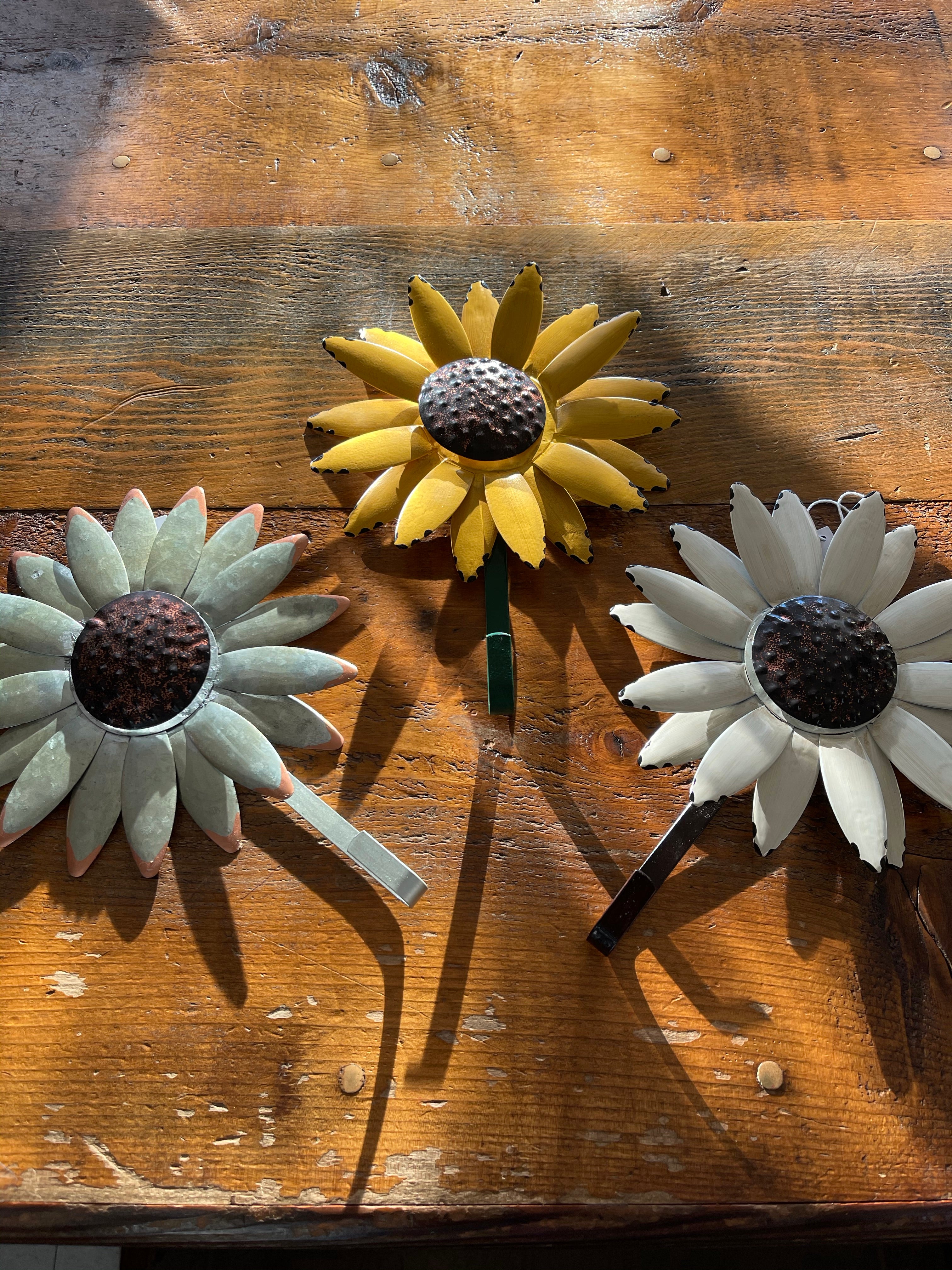 Sunflower wall hooks hot sale