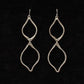Jewelry earrings silver loops 30463