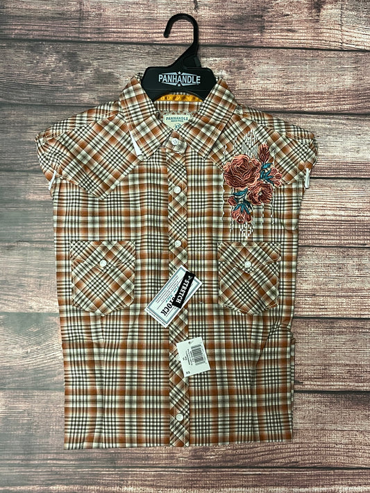 Shirts Women’s Panhandle Log Sleeve Plaid Rose
