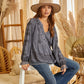 Women’s Shirt Blouse  Charcoal T11322