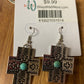 Earrings Turquoise French Wire E562