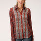 Shirts Women’s Roper Long Sleeve Aztec 03-050-0590-7038
