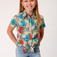 Shirts Kid’s Trail Ride Tropical Western Style Girls 03-081-0064-0366