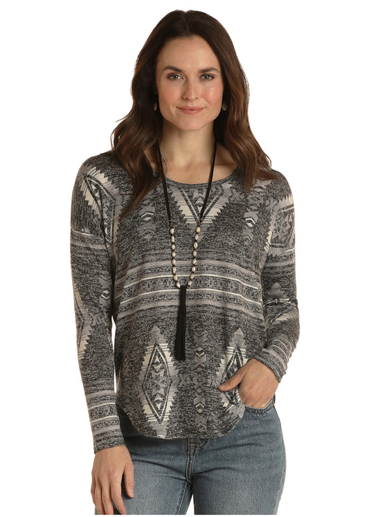 Shirts Women’s Panhandle Long Sleeve Printed Top WLWT52R024