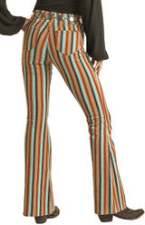 Strip Sale exchange only. Women’s Jeans Rock and Roll Striped Pull On