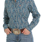 Shirts Women’s Cinch Long Sleeve Cactus Print MSW9164197