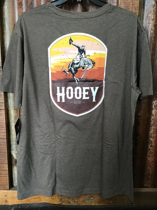 Shirts Men Hooey Crew Neck Short Sleeve HT1548BR