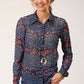 Shirts Women’s Roper Long Sleeve Floral 03-050-0590-3011