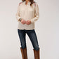 Shirts Women’s sale no returns Roper White Floral Blouse 03-050-0565-7054