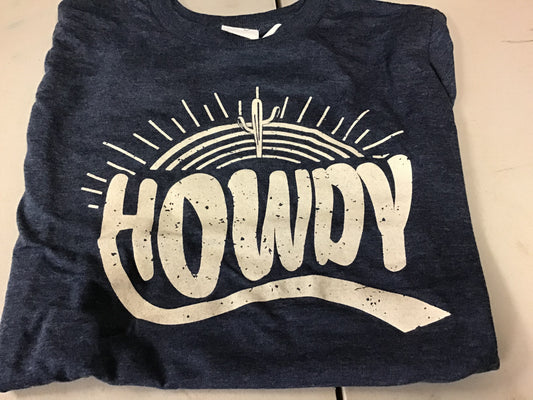 Shirts Kid’s Tee Shirt Howdy Heather/Navy