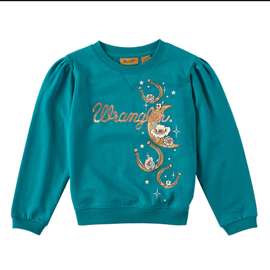 Outerwear Girls Wrangler Blue Pull Over 112321700