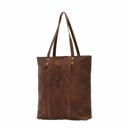 Purse Myra Bag RING & KEY LEATHER BAG S-0793