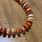 Spiny Oyster disk necklace 066