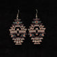 Jewelry Silver Strike Wooden Earrings D4600122