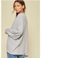 Women’s cardigan sweater  Available in Oatmeal and Heather grey 2-887-1P