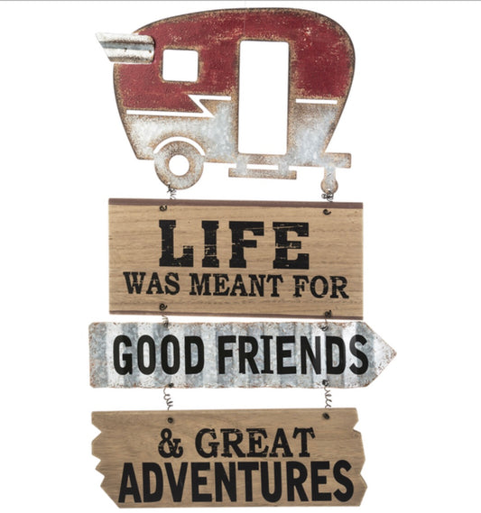 Giftware Ganz Camper Hanging Plaque ER65133