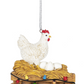 Christmas Ornament Chicken Horse Pig Farm MX184192