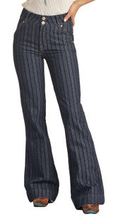 Women’s Jeans Rock and Roll Stripe Jacquard Trouser