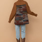 Outerwear Women’s Vintage Aztec Print Coat
