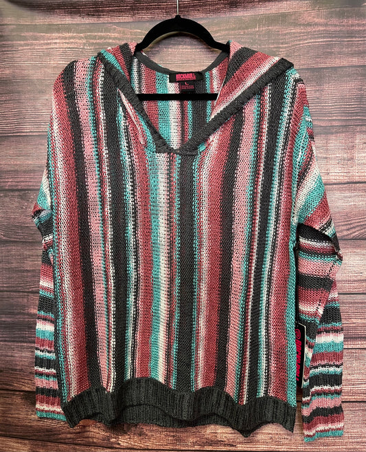 Women’s Grey Hoodie Sweater Outerwear 48H3215