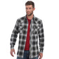 Shirts Men’s Snap Flannels Red, Blue, Grey or green
