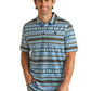 Men’s Shirts Blue Aztec Rock & Roll Polo RRMT51RZMM