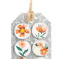Orange flower Magnet set home decor CB178088