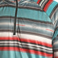 Outerwear Men’s Rock&Roll Denim Aztec Print Zip Pullover