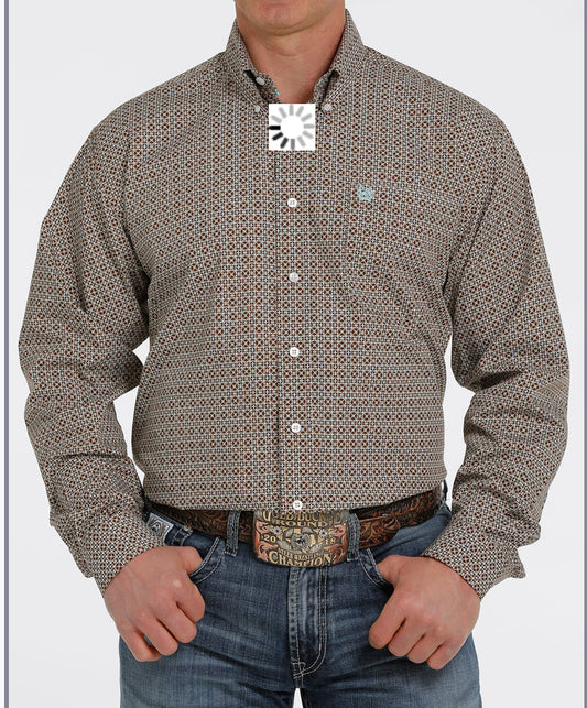 Shirts Men's Cinch Brown MTW1105375