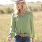 Shirts Women’s Cruel Green Floral Blouse